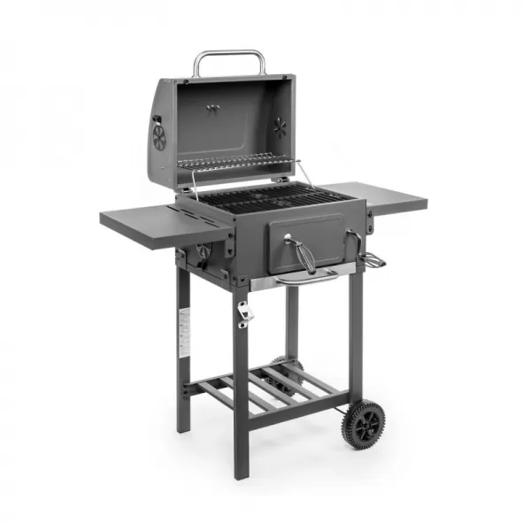 Gril na dřevěné uhlí s litinovým roštem Activa 11247C