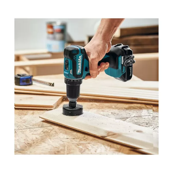 Aku bezuhlíkový šroubovák Li-ion LXT 2x18V/2,0 Ah Makpac Makita DDF485RAJ