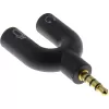 Redukce 3,5 jack 4P M-2x F P SENCOR SAV 188-000