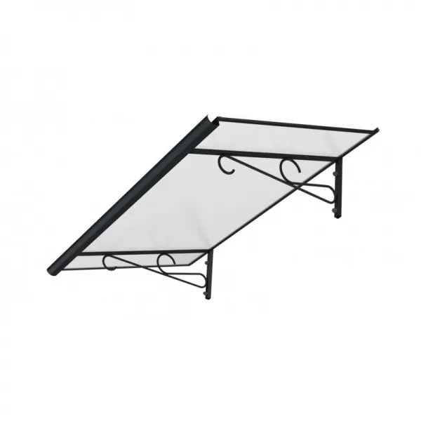 Stříška nad dveře LANITPLAST MELBA 140/79 ANTRACIT LG2798