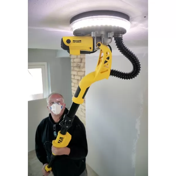 Excentrická bruska na sádrokarton s teleskopickou rukojetí Stanley FatMax SFMEE500S