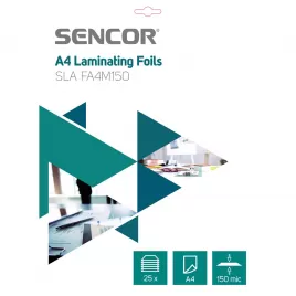 Laminovací fólie A4 150mic 25ks SENCOR SLA FA4M150