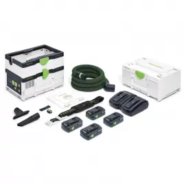 Aku mobilní vysavač CLEANTEC CTMC SYS HPC 2x18V 4x4,0Ah I-Plus Festool 576942