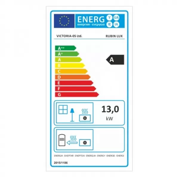 Krbová kamna slonová kost Rubin Lux VICTORIA 7144