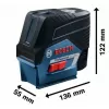 Křížový laser Bosch GCL 2-50 C 0601066G08