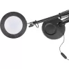 Lampa stolní s lupou USB napájení 2400lm 3 barvy Extol Light 43160