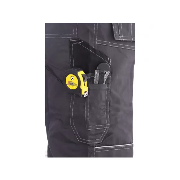 Kalhoty Canis do pasu CXS ORION TEODOR PLUS, pánské, šedo-černé