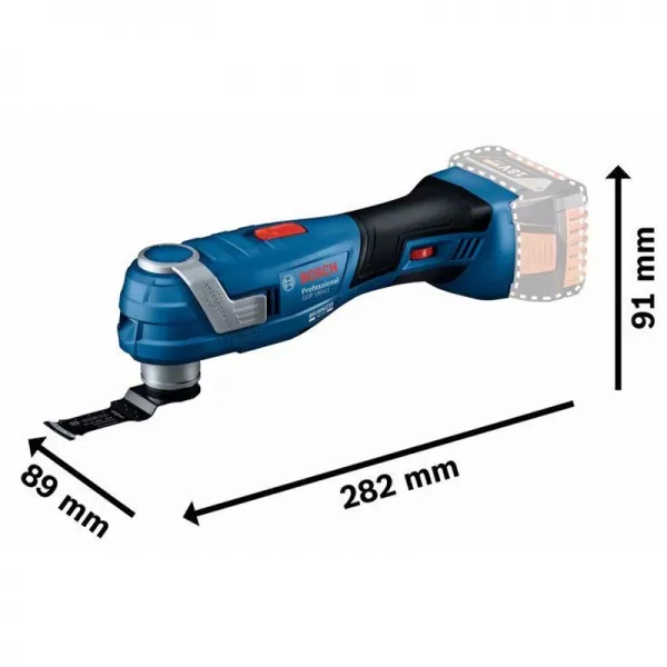 Aku multifunkční pila 18V 1x4,0Ah Bosch GOP 185-LI 06018G2021