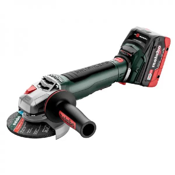 Aku úhlová bruska 18V/2x5,5Ah LiHD WPB 18 LT BL 11-125 Quick Metabo 613059660