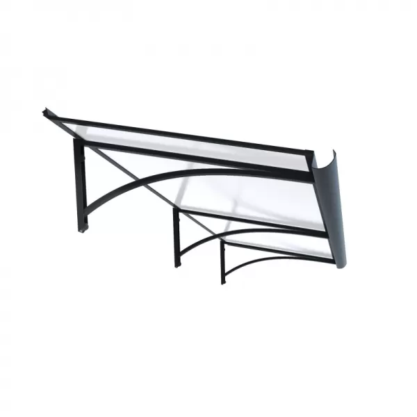 Stříška nad dveře LANITPLAST SAMBA XL 197/54 antracit LG2763