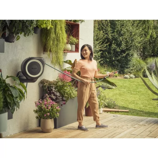 Nástěnný box na hadici Gardena RollUp M bílý 18612-20