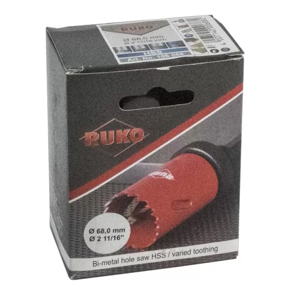 Vykružovací korunka bimetalová HSS 152 mm RUKO RU106152