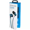 Sluchátka do uší s mikrofonem SENCOR SEP 300 MIC BLUE MET
