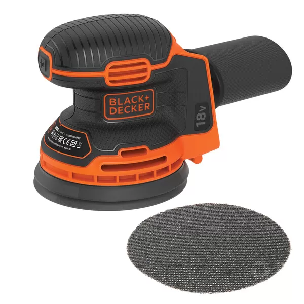 Aku excentrická bruska 18V 1x1,5Ah v tašce Black&Decker BDCROS18