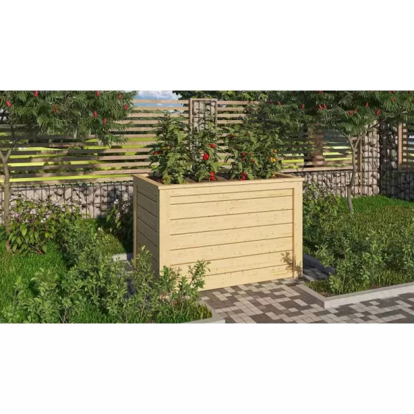 Vyvýšený záhon KARIBU HOCHBEET 190 (73088) natur LG1983