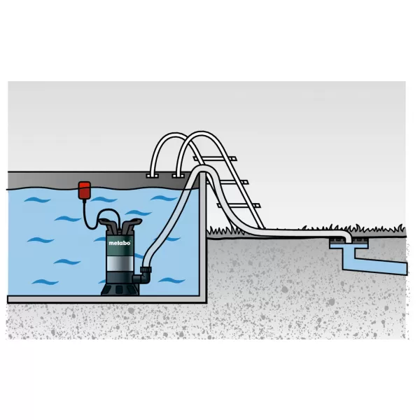 Ponorné čerpadlo na znečištěnou vodu PS 18000 SN Metabo 0251800000