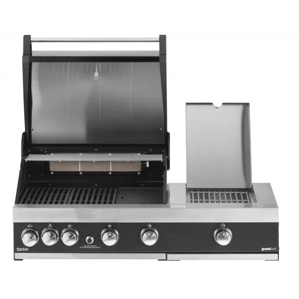 Vestavný plynový gril s bočním infračerveným hořákem GrandHall PREMIUM G4 PLUS