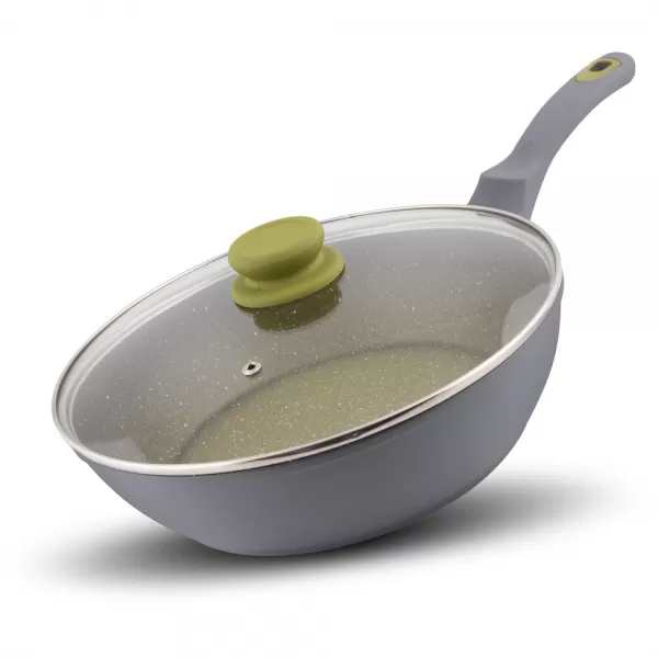 Pánev 28 cm s poklicí OLIVE LAMART LT1196