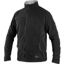 Mikina Canis GRANBY, pánská, fleece, černá