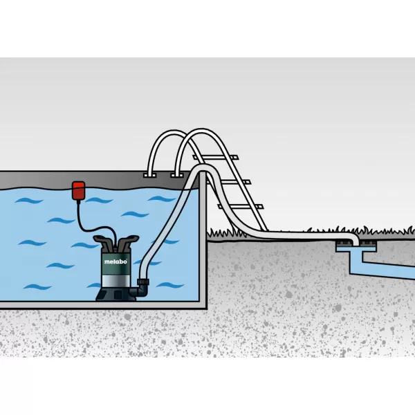 Ponorné čerpadlo s plošným sáním TPF 6600 SN Metabo 0250660006