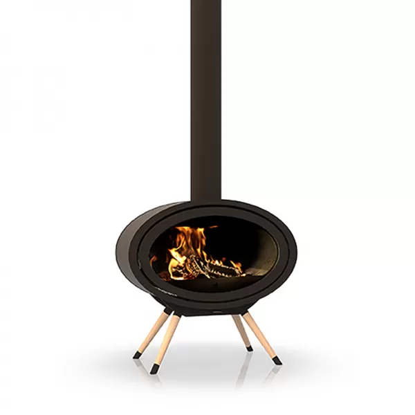 Krbová kamna Dik Geurts Oval Front Legs