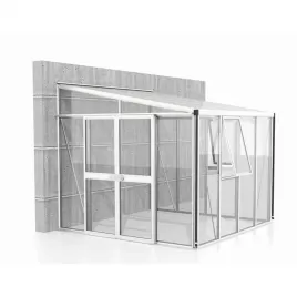 Skleník VITAVIA ATHENA 7000 sklo 3 mm + PC 10 mm bílý LG3832