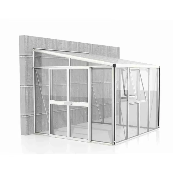 Skleník VITAVIA ATHENA 7000 sklo 3 mm + PC 10 mm bílý LG3832