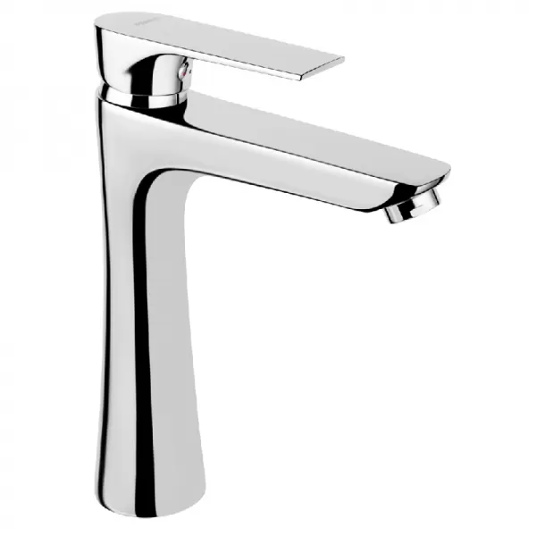 Umyvadlová stojánková baterie vysoká ALGEO SQUARE chrom Novaservis 82501,0
