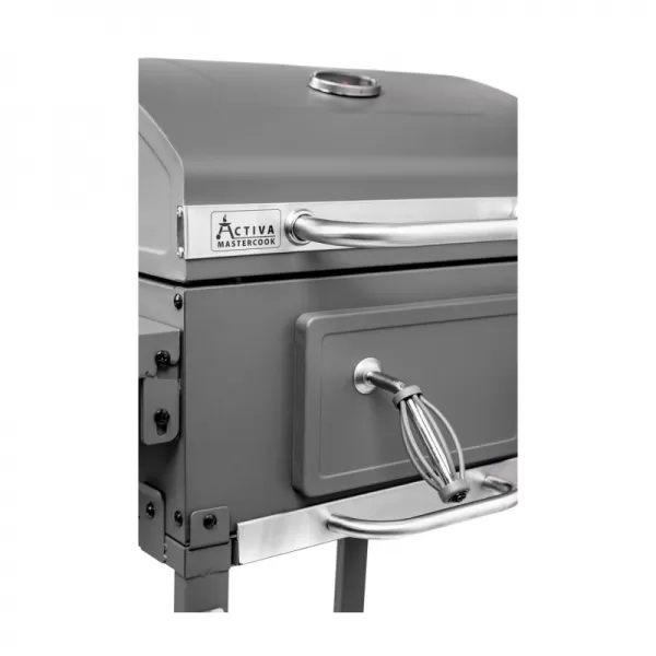 Gril na dřevěné uhlí s litinovým roštem Activa 11247C