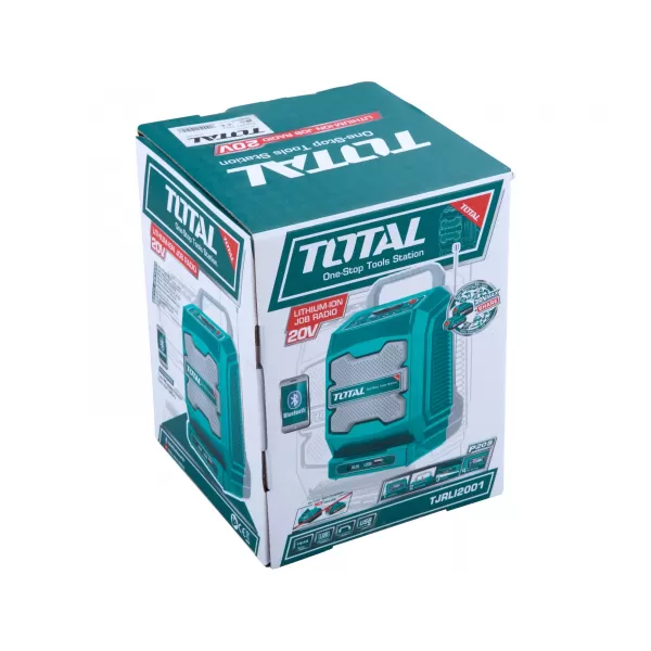 Aku rádio 20V Industrial bez aku Total TJRLI2001