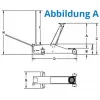 Posuvný hydraulický zvedák GRH 2/330 L Güde 18032