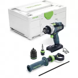 Aku vrtací šroubovák 18V bez aku Festool QUADRIVE TDC 18/4 I-Basic 575601