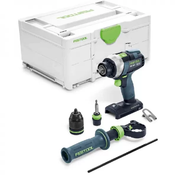 Aku vrtací šroubovák 18V bez aku Festool QUADRIVE TDC 18/4 I-Basic 575601