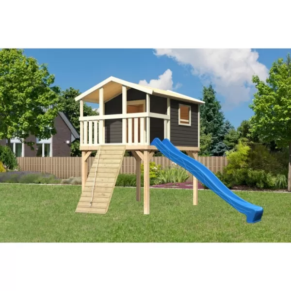 Dětské hřiště KARIBU BENJAMIN 9098 tm. šedé LG2414