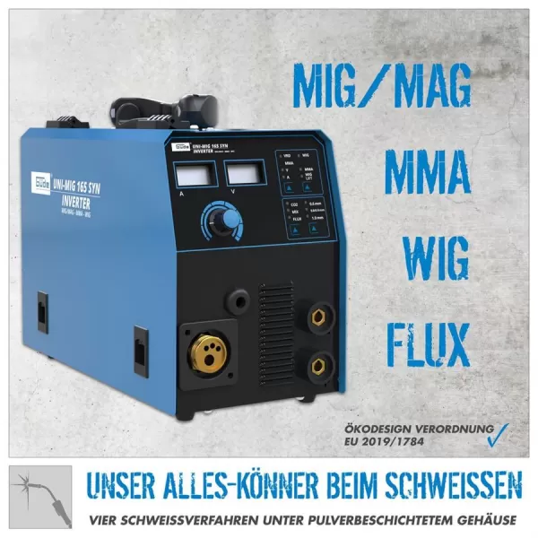 Univerzální svářečka UNI-MIG 165 SYN Güde 20077