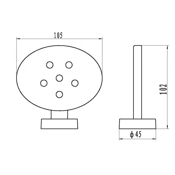 Drátěná mýdlenka Mephisto chrom Novaservis 6848,0