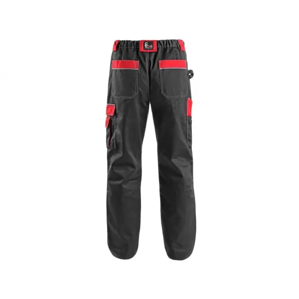 Kalhoty Canis do pasu CXS ORION TEODOR, pánské, černo-červené