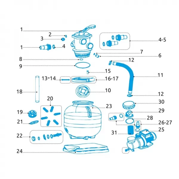 Čerpadlo filtrace ProStar 4 (do r. 2014) Marimex 10604181
