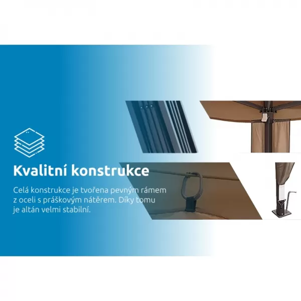 Zahradní Altán Vista 3x3 m Marimex 10970572