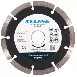 Kotouč diamantový segmentový 350x3,15x25,4 mm Xtline HDS350