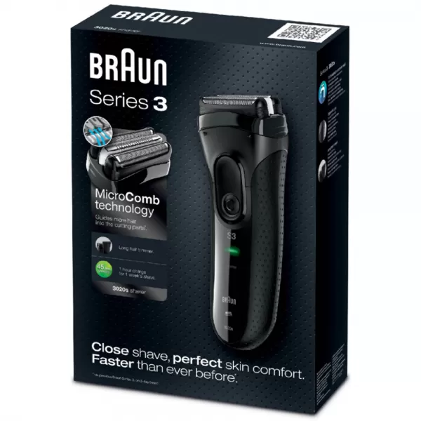 Holicí strojek BRAUN SERIES 3 3020S BLACK