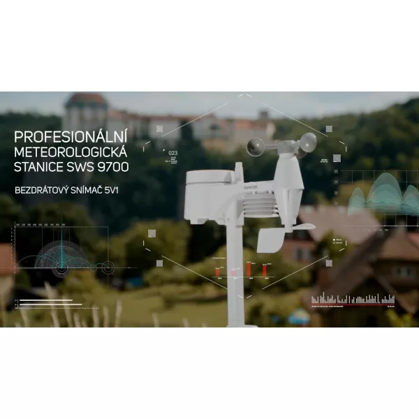 Profesionální meteostanice SENCOR SWS 9700