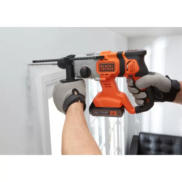 Aku kombinované kladivo 18V 2x2,5Ah v kufru Black&Decker BCD900E2K