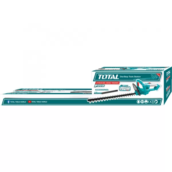 Aku nůžky na živý plot 20V bez aku Total THTLI20018