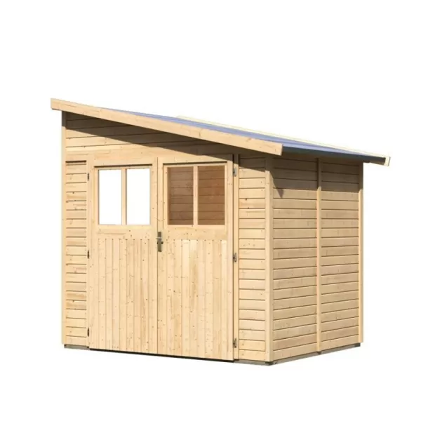 Dřevěný domek KARIBU BOMLITZ 2 (68357) natur LG3096