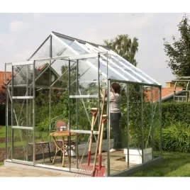 Skleník VITAVIA URANUS 6700 čiré sklo 3 mm stříbrný LG1035