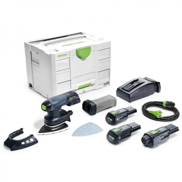 Aku delta bruska DTSC 400 18V 2x3,0Ah I-Set Festool 577509