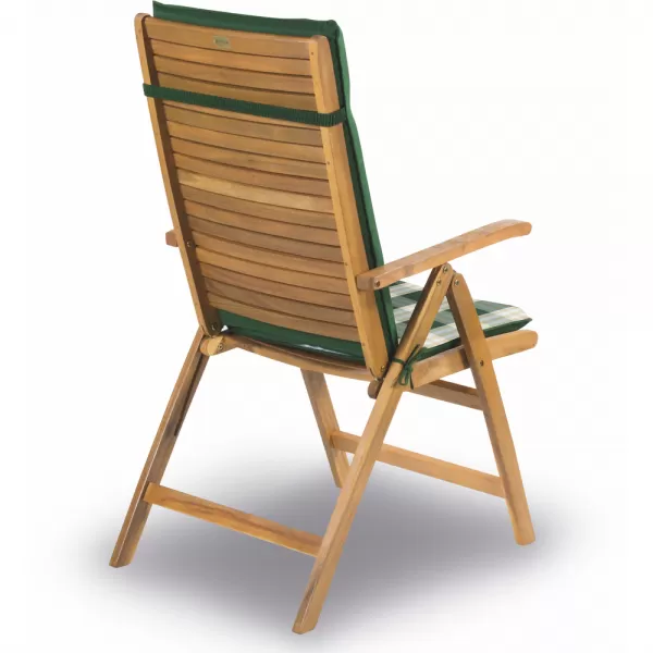 Potah na křeslo - pruhovaný zelený FIELDMANN FDZN 9101