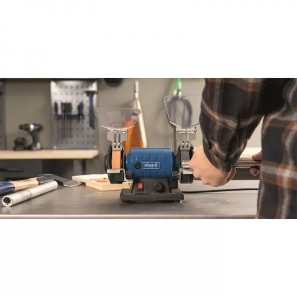 Dvoukotoučová bruska - leštička se systémem Flexidrive Scheppach HG 35