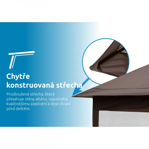 Zahradní Altán Vista 3x3 m Marimex 10970572